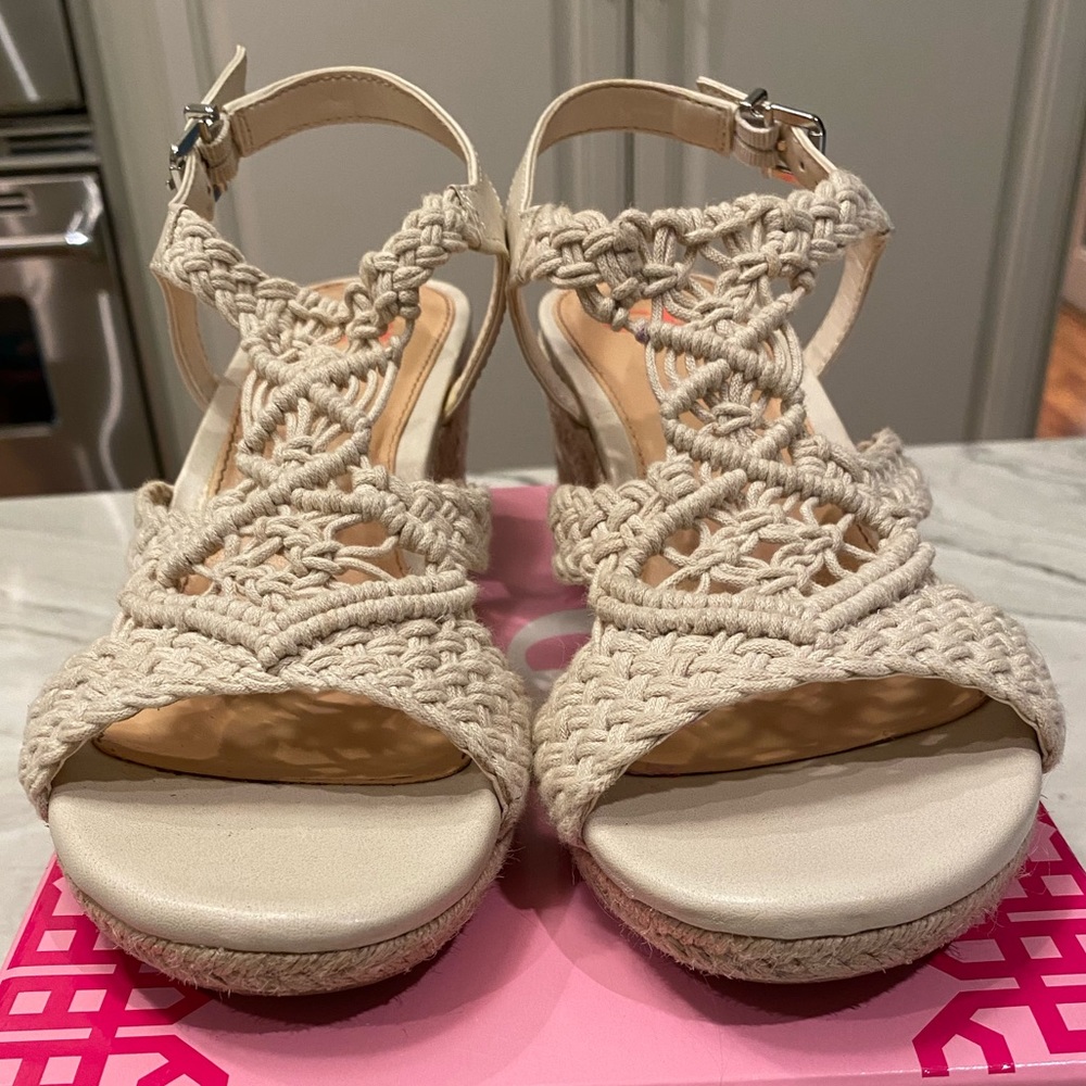 Super cute GB Girls wedge sandal size 5.